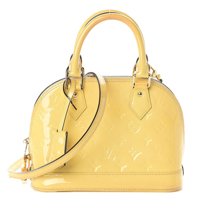 Louis Vuitton Vernis Alma BB Citrine 1 of 12