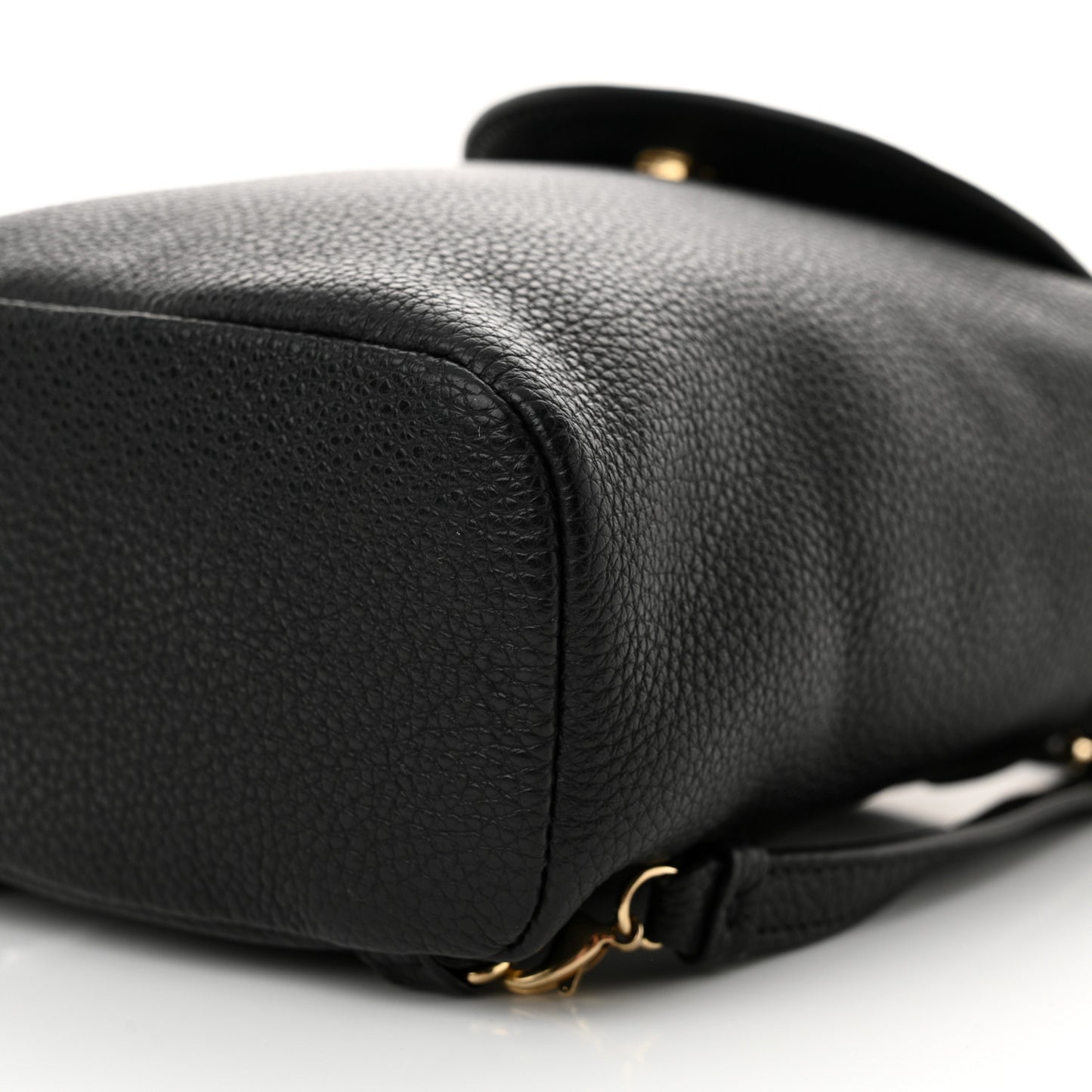 Grained Calfskin Mini Gancini Backpack Black