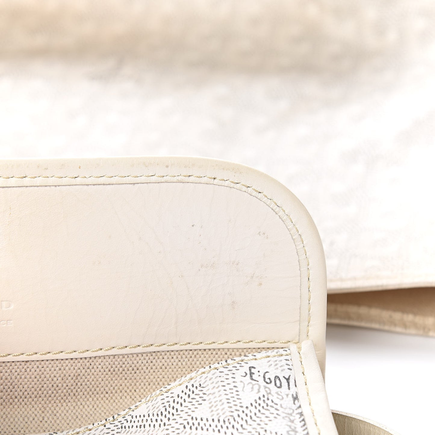 Goyardine Saint Louis PM White