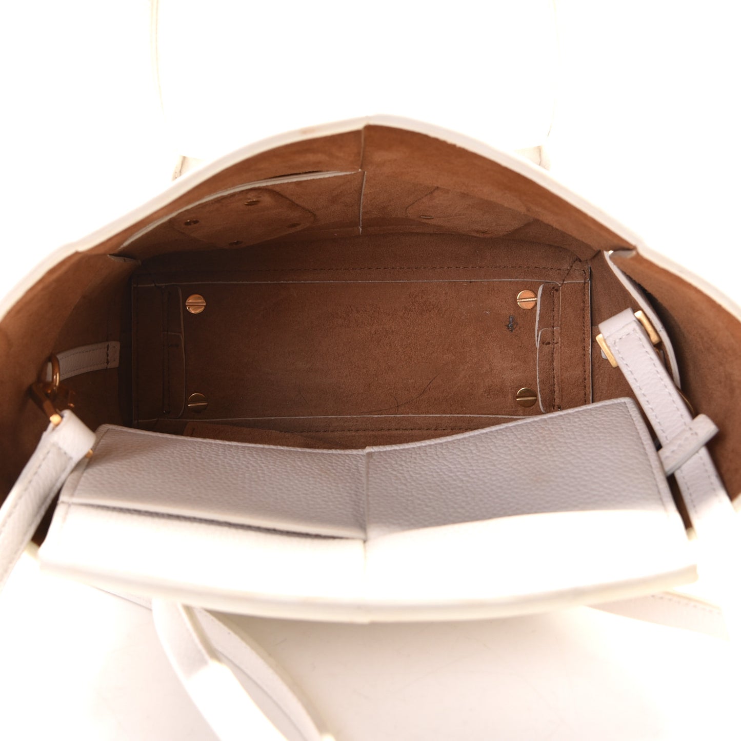 Grained Calfskin Maxi Intrecciato Arco 29 Plaster