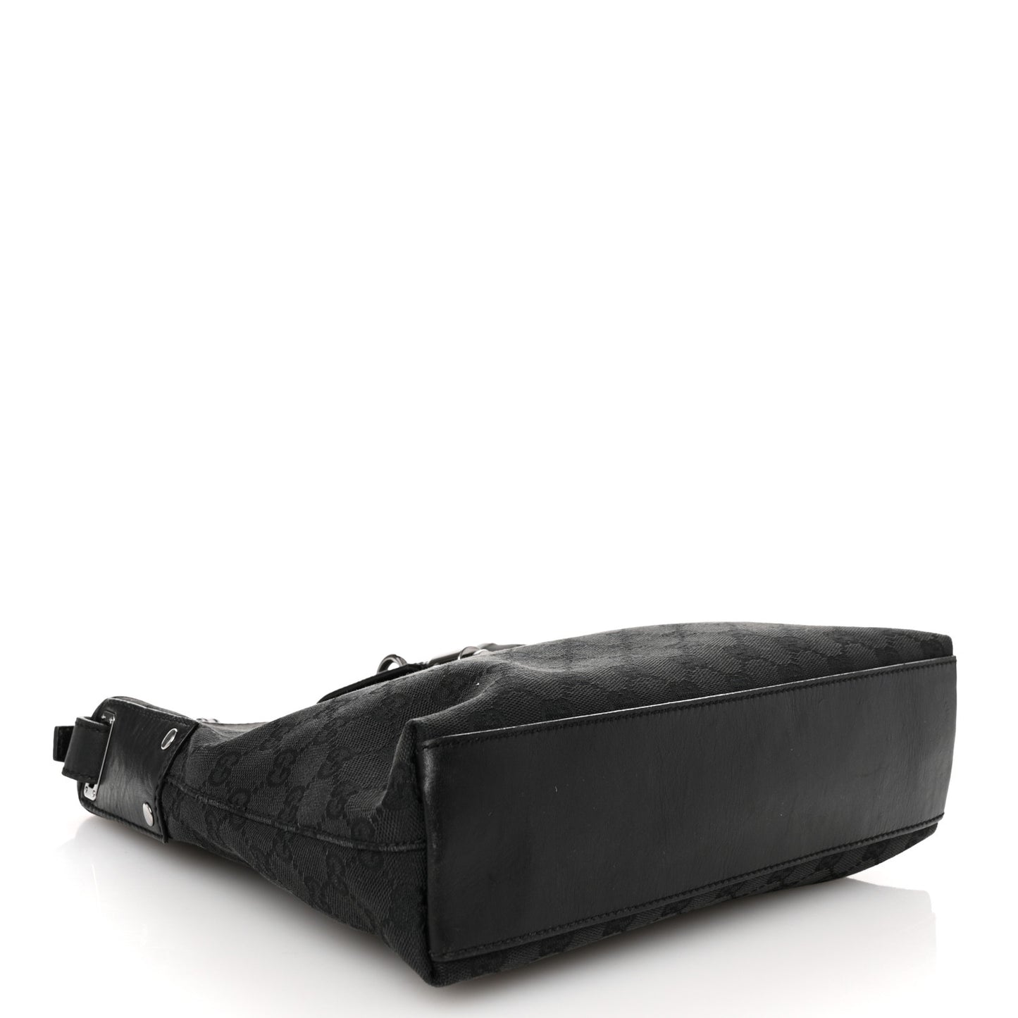Monogram Piston Shoulder Bag Black
