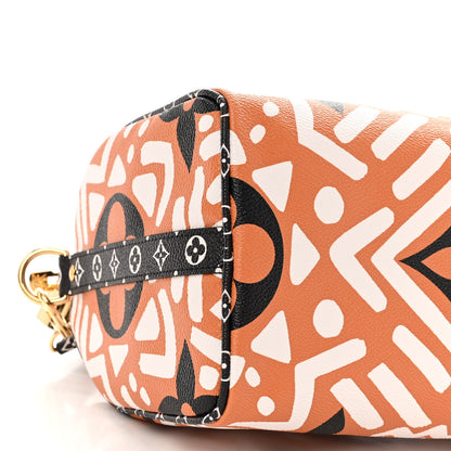 Louis Vuitton Monogram Giant Crafty Speedy Bandouliere 25 Creme Caramel 8 of 9