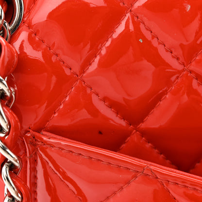 Chanel Patent Calfskin Quilted Medium Double Flap Red 18 of 18