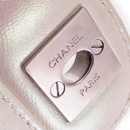 Chanel Patent Cube Classic E/W Medium Flap White 12 of 12