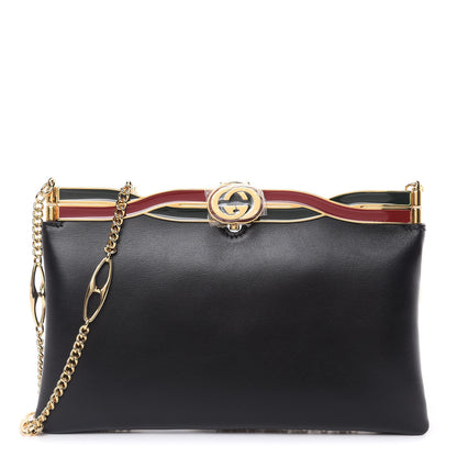 Gucci Palm Lux Broadway Evening Clutch Bag Black 1 of 8