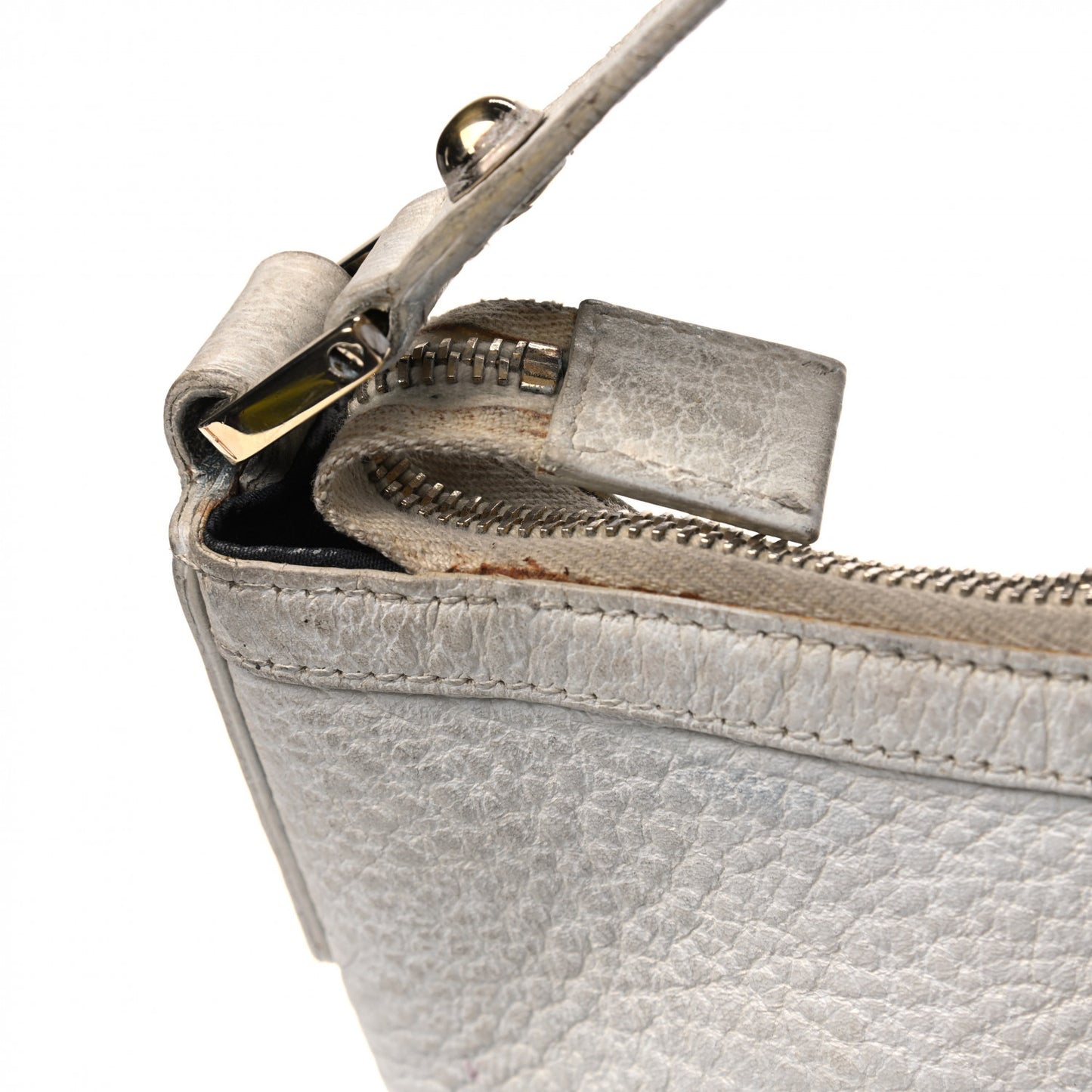 Calfskin Web Blondie Hobo White