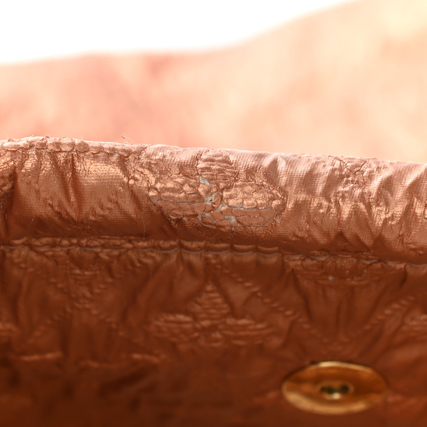 Louis Vuitton Jacquard Quilted Monogram Limelight Clutch GM Rose Gold 8 of 10
