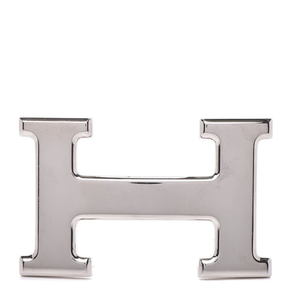 Hermes Polished Palladium 32mm H Belt Buckle Silver 1 of 4