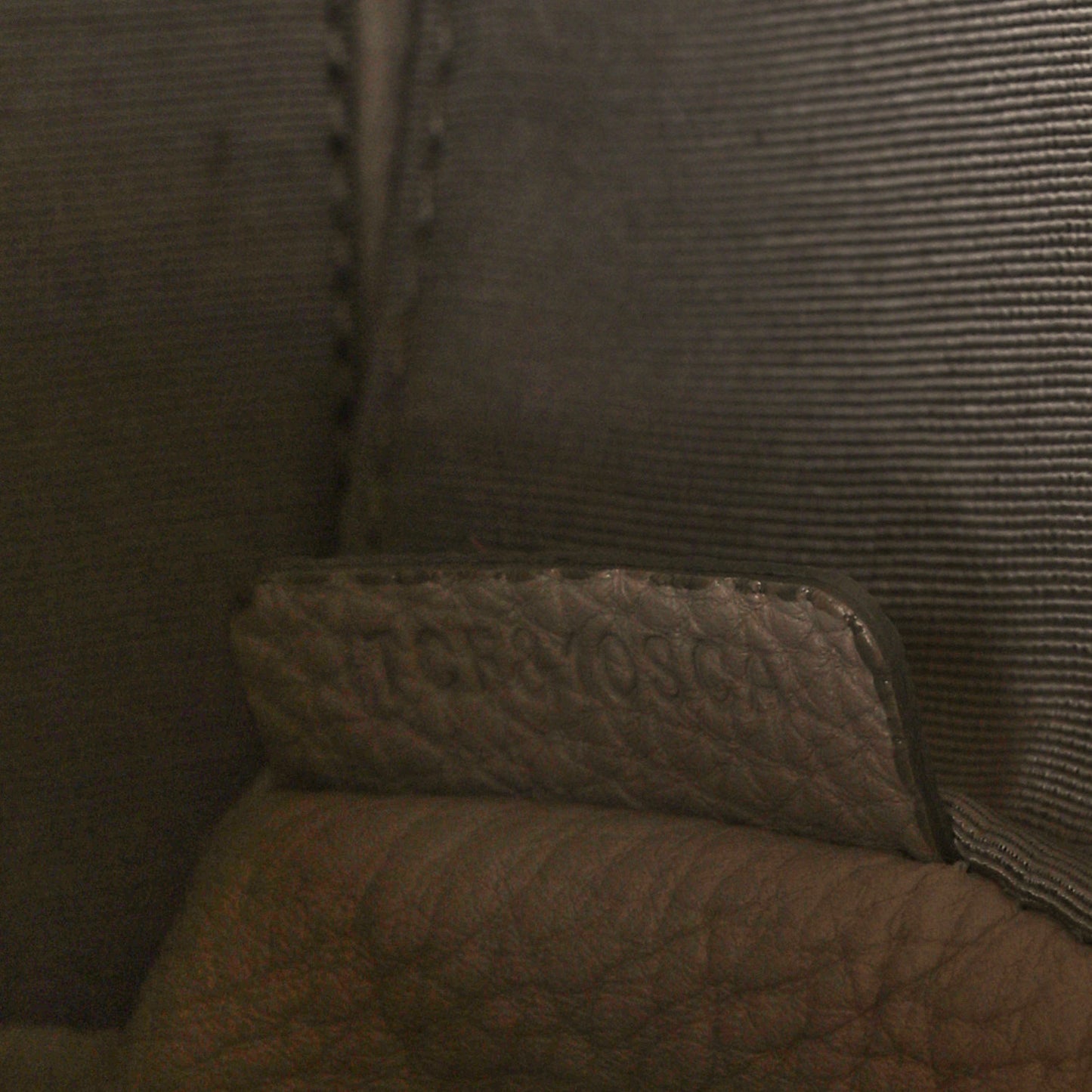 Grained Calfskin Mini Bee Bowling Bag Stone