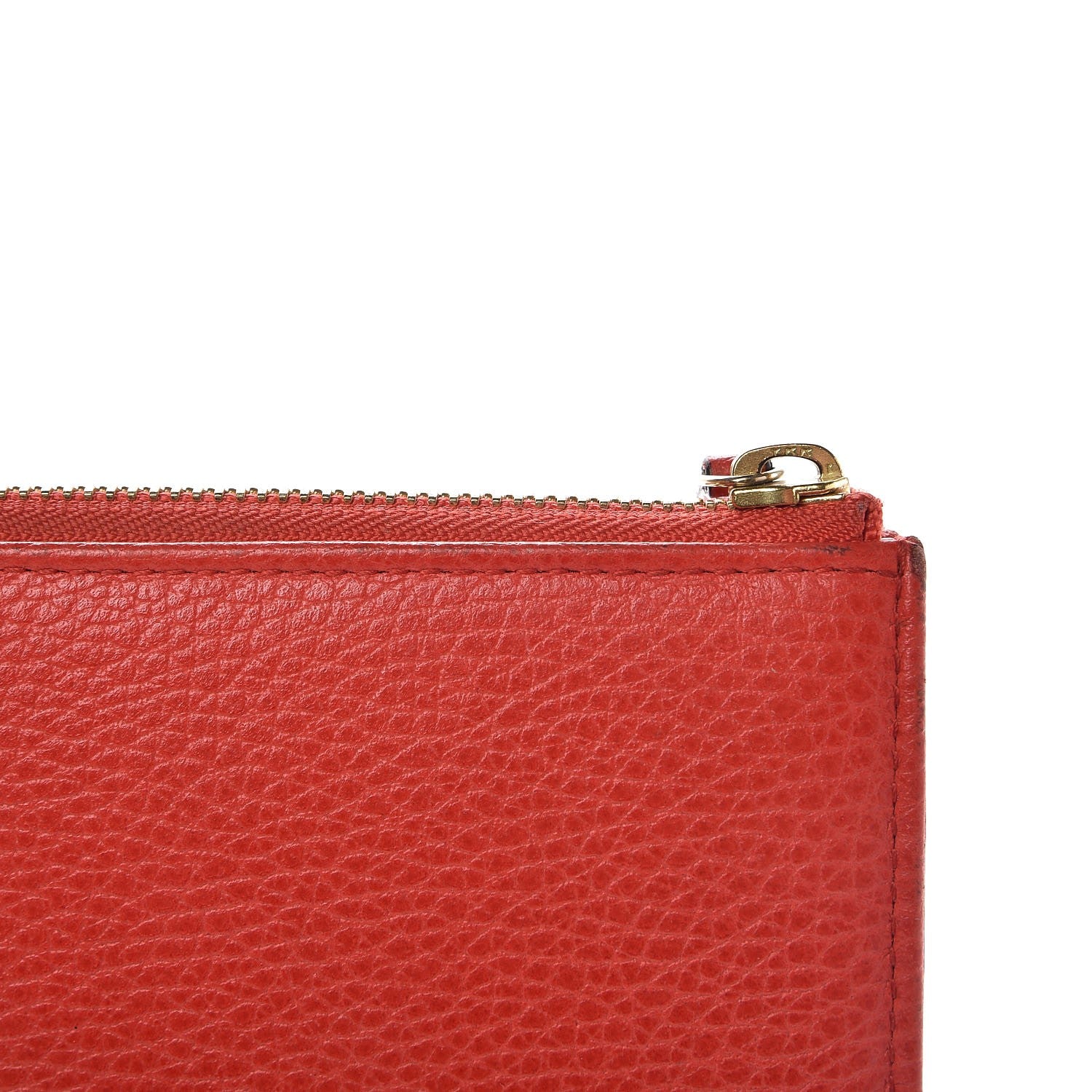 Gucci Pebbled Calfskin Donna Long Wallet Red 28 of 28