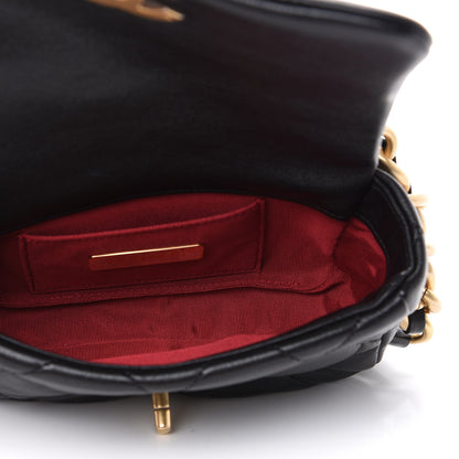 Chanel Lambskin Quilted Chanel 19 Waist Bag Black 4 of 10