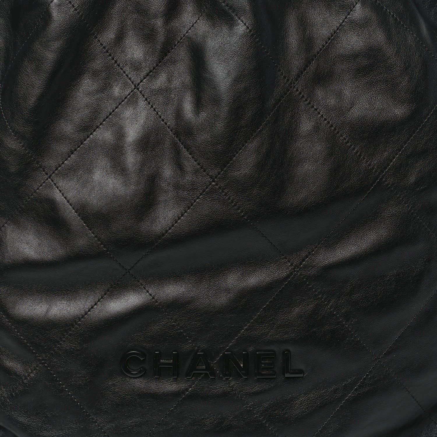Chanel Shiny Calfskin Quilted Chanel 22 Backpack So Black 8 of 10