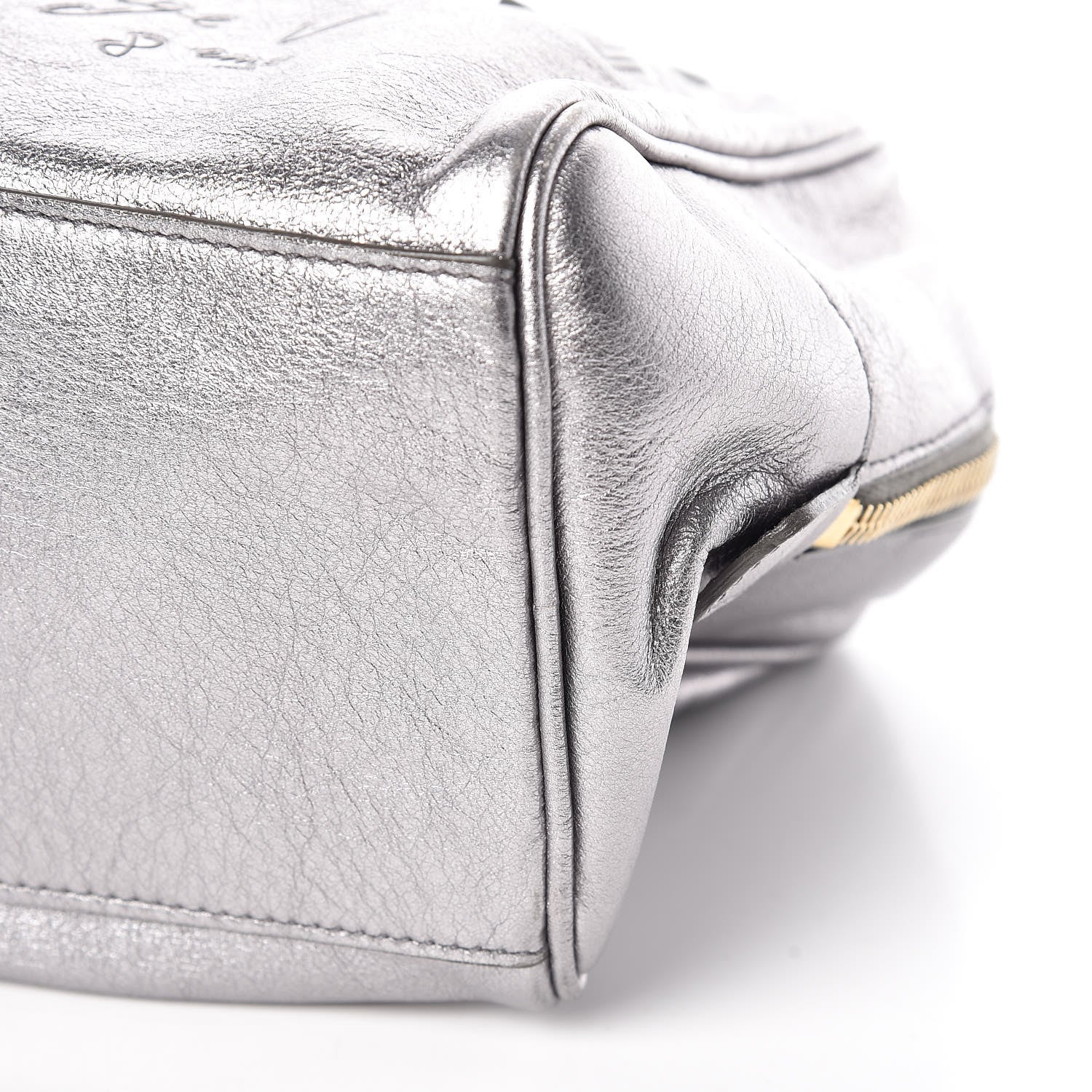 Saint Laurent Metallic Calfskin Y-Mail Mini Bag Silver 11 of 11