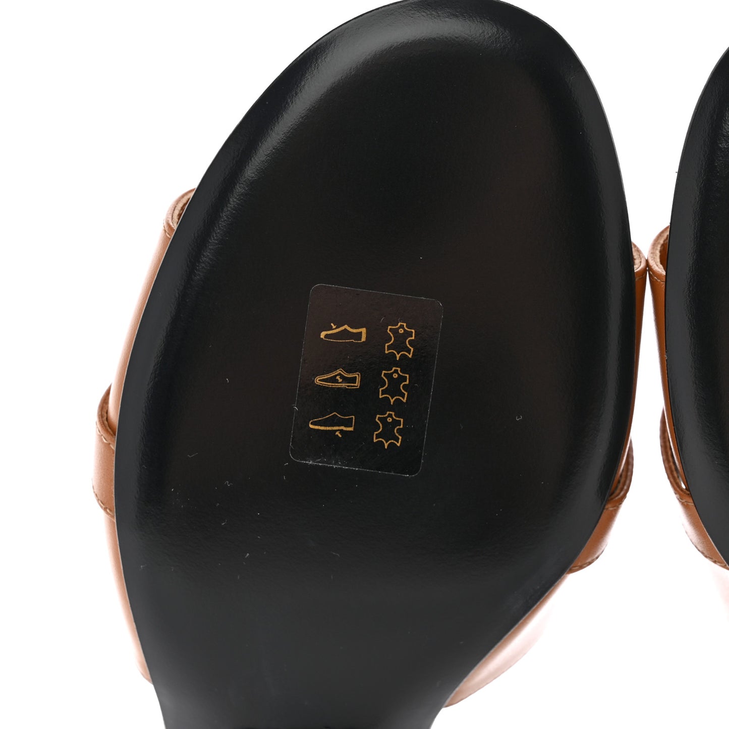 Calfskin Gigi 50 Sandals 37.5 Naturel