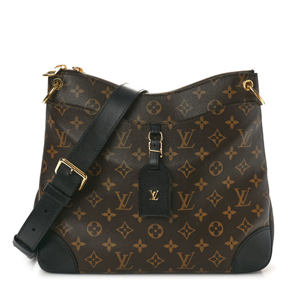 Louis Vuitton Monogram Odeon MM Black 1 of 9