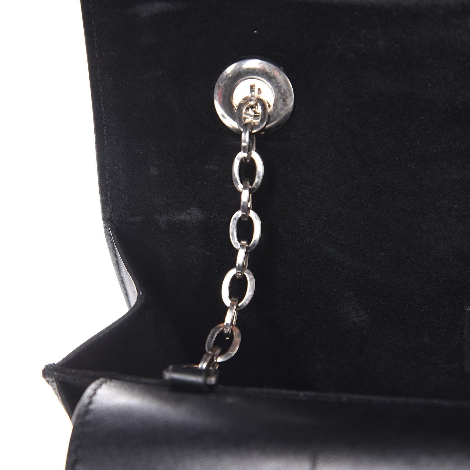 Alexander McQueen Calfskin Heroine Chain Satchel Black 14 of 17