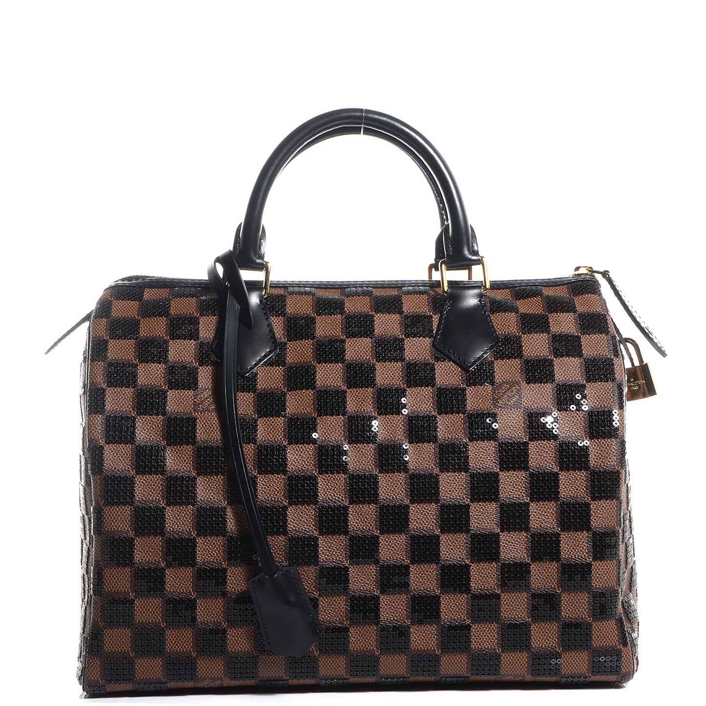 Damier Paillettes Speedy 30 Black