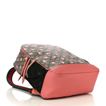 Gucci GG Supreme Monogram Rose Backpack Diaper Bag Pink 3 of 9