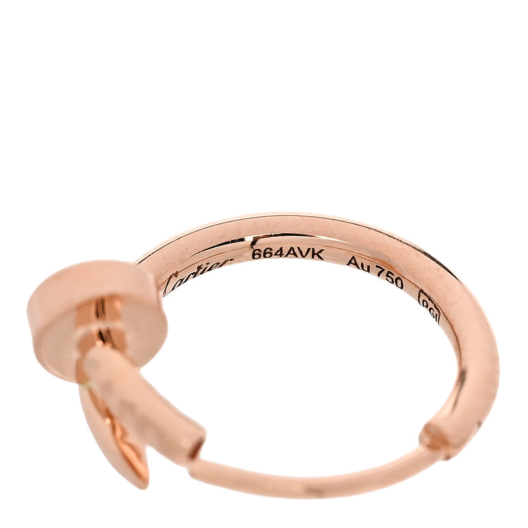 Cartier 18K Pink Gold Juste Un Clou Single Hoop Earring 5 of 6
