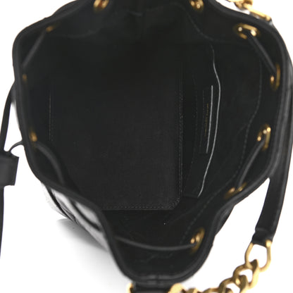 Saint Laurent Lambskin Quilted Small Emmanuelle Bucket Bag Black 5 of 11