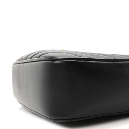 Saint Laurent Calfskin Matelasse Monogram Lou Camera Bag Black 10 of 10