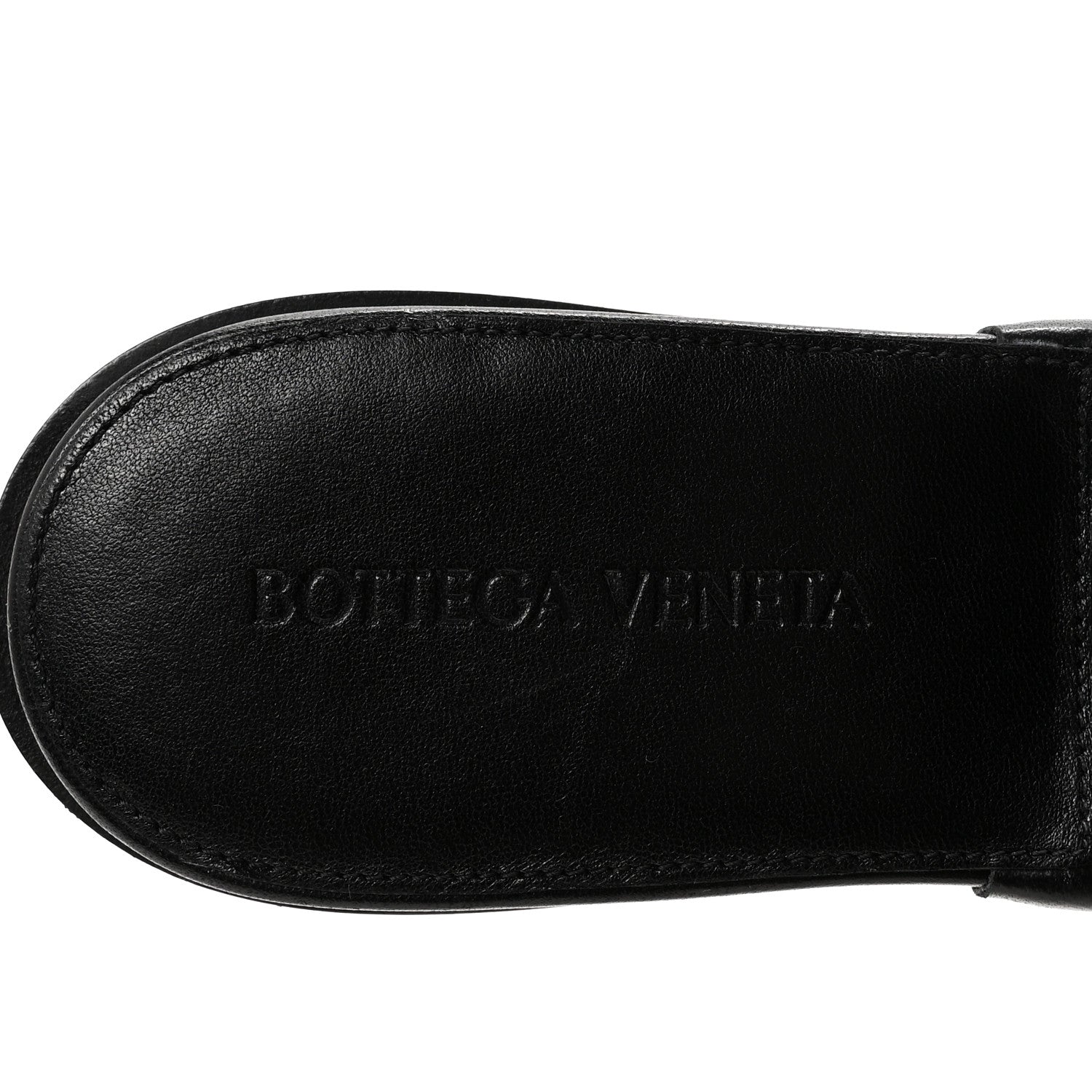 Bottega Veneta Nappa Quilted Rubber Lido Flat Sandals 38.5 Black 8 of 9