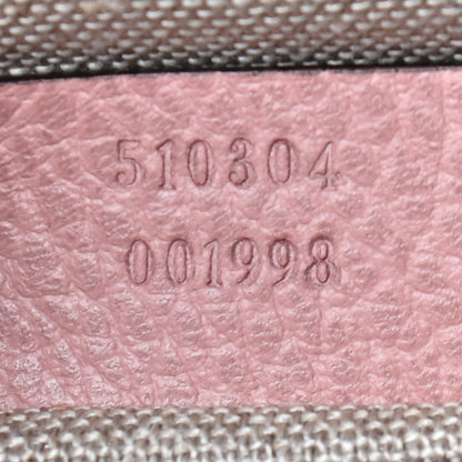 Gucci Dollar Calfskin Small Interlocking G Shoulder Bag Soft Pink 7 of 9