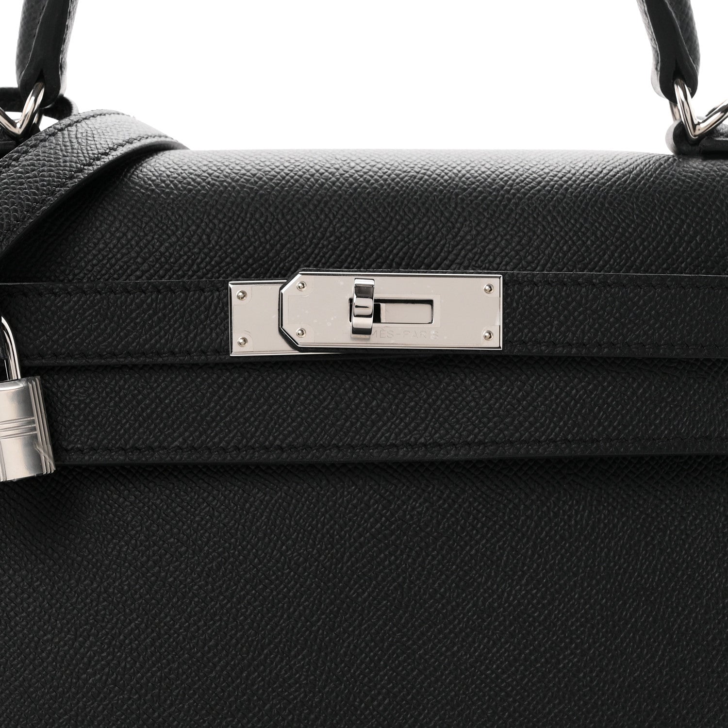 Hermes Epsom Kelly Sellier 28 Black 8 of 11