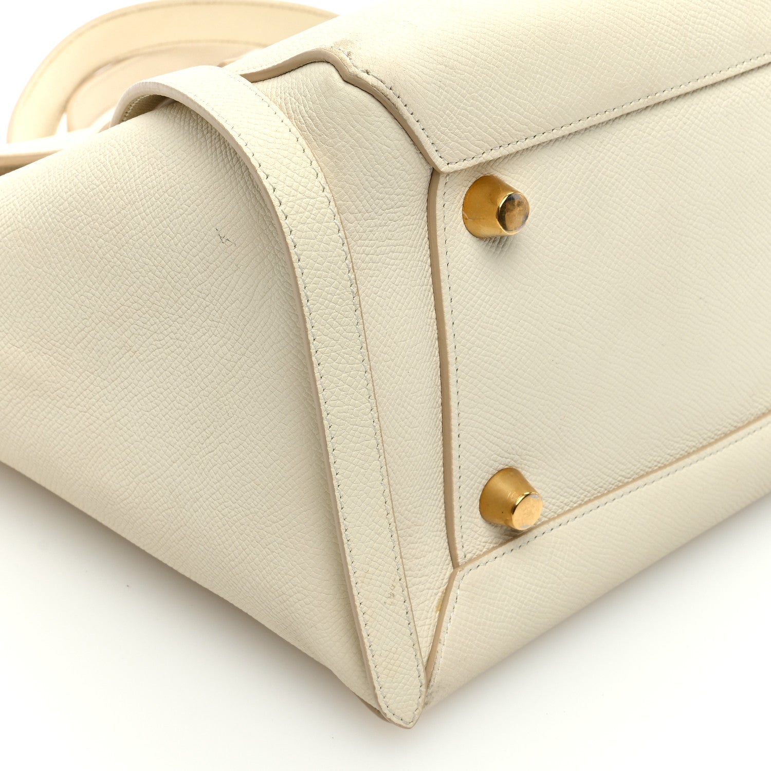 Celine Grained Calfskin Mini Belt Bag White 7 of 14