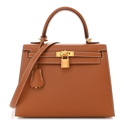 Hermes Epsom Kelly Sellier 25 Gold 1 of 11