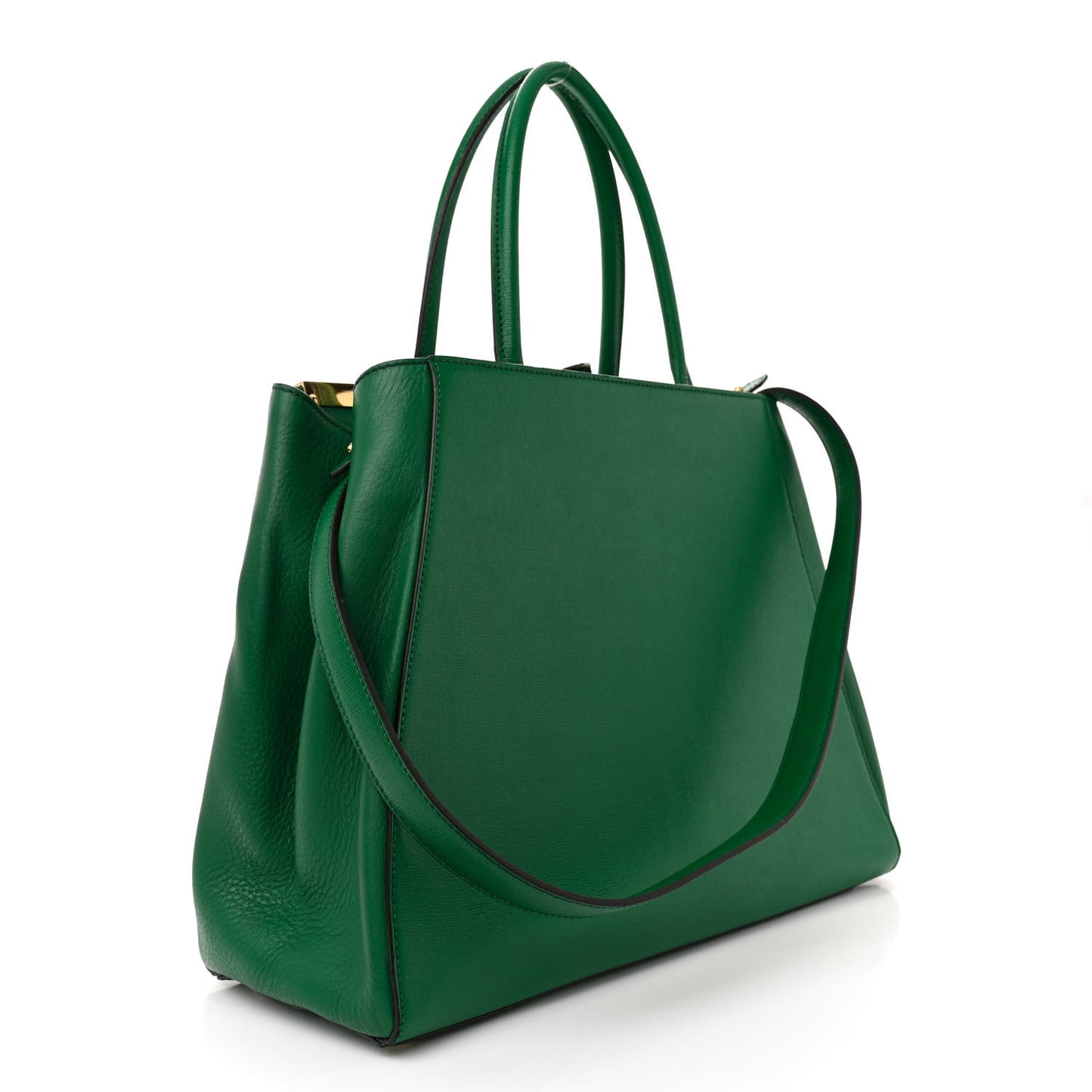Vitello Elite Flamingo Regular 2Jours Tote Emerald