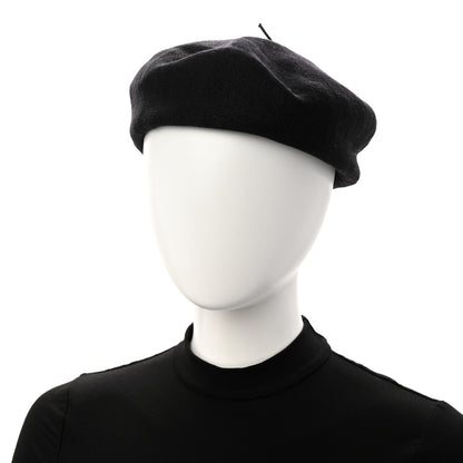 Christian Dior Technical Fabric Etoile Beret Black 2 of 8