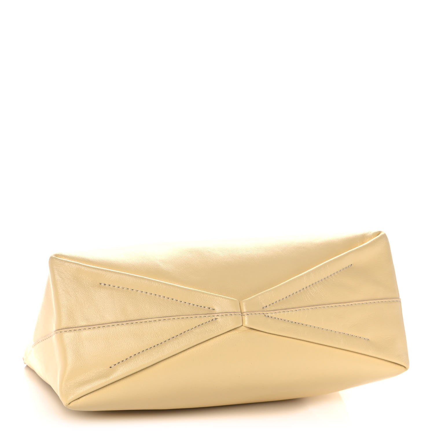 Alexander McQueen Nappa Skull Four Ring Clutch Yellow 4 of 14
