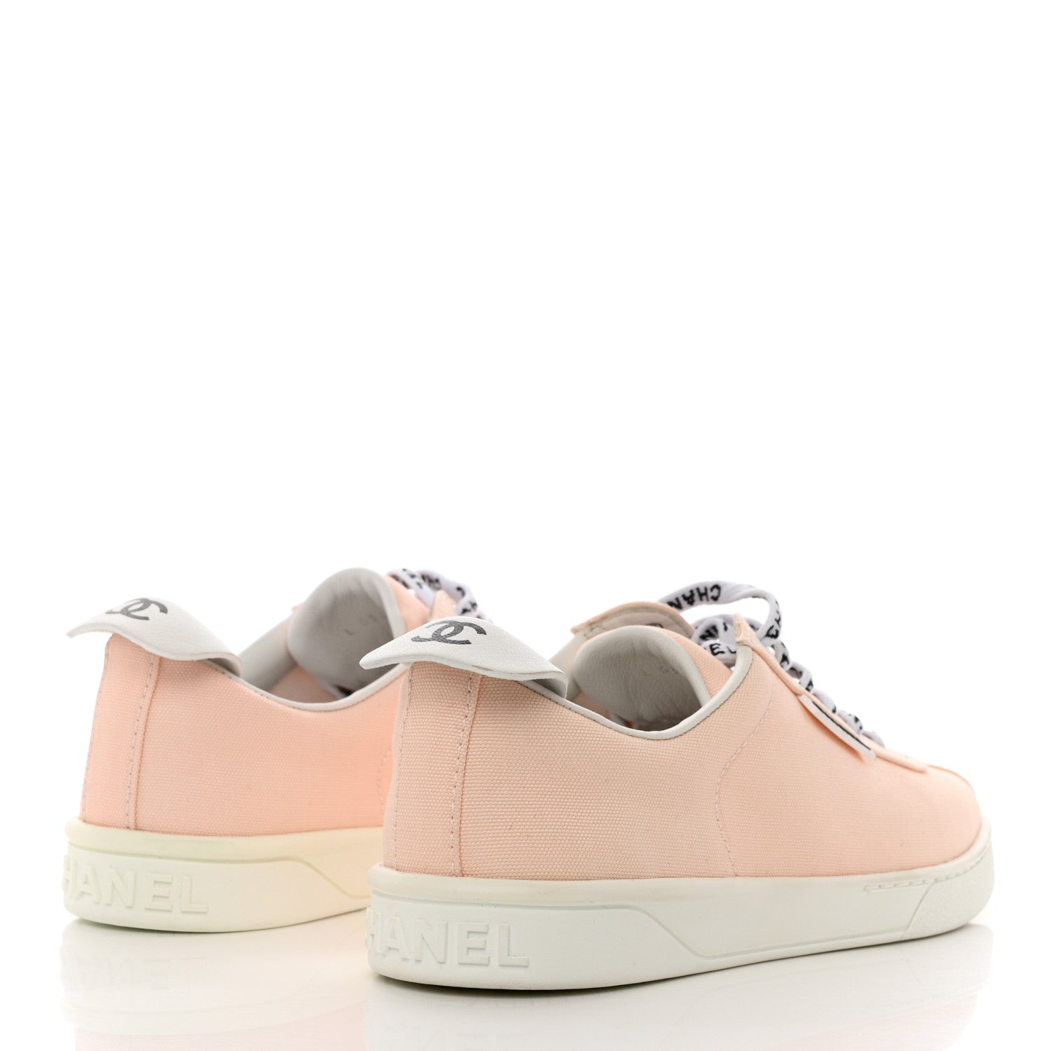 Chanel Canvas Womens Sneakers 39 Light Pink 4 of 9