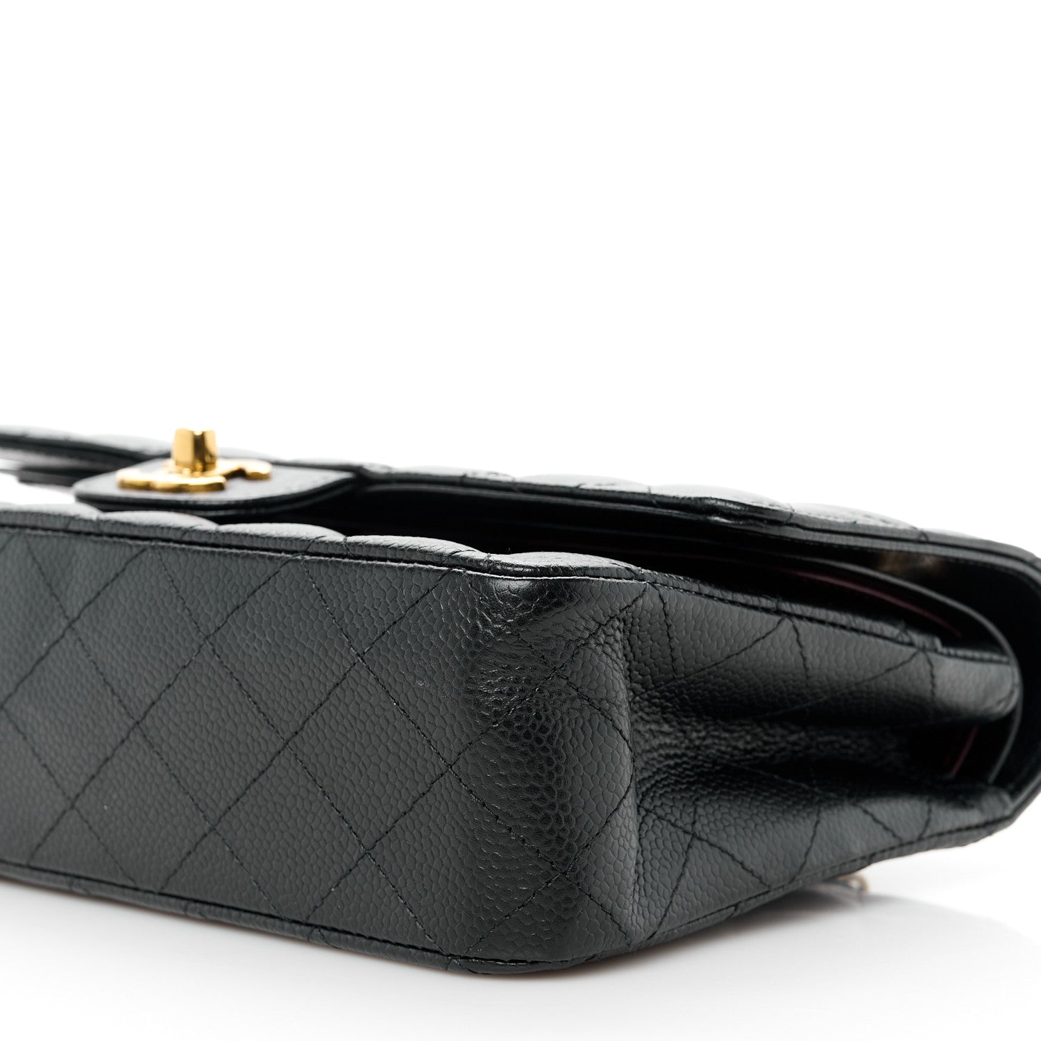 Chanel Caviar Quilted Medium Double Flap Black 11 of 11