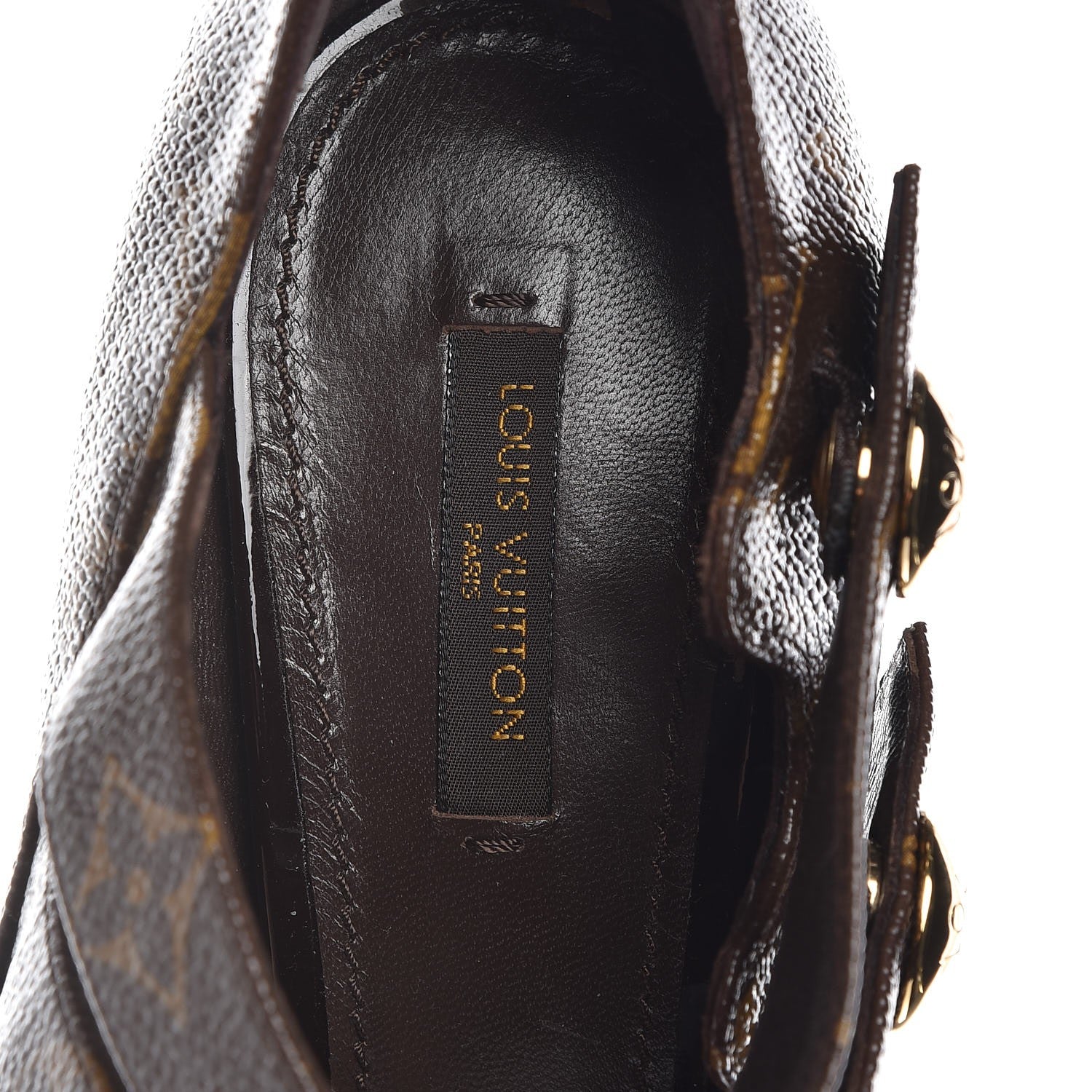 Louis Vuitton Patent Monogram Ritual Fetish Platform Pumps 40 9 of 13