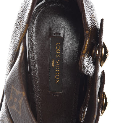 Louis Vuitton Patent Monogram Ritual Fetish Platform Pumps 40 9 of 13