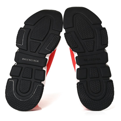 Balenciaga Neoprene Knit Mens Speed Graffiti Sneakers 44 Red White Black 7 of 11