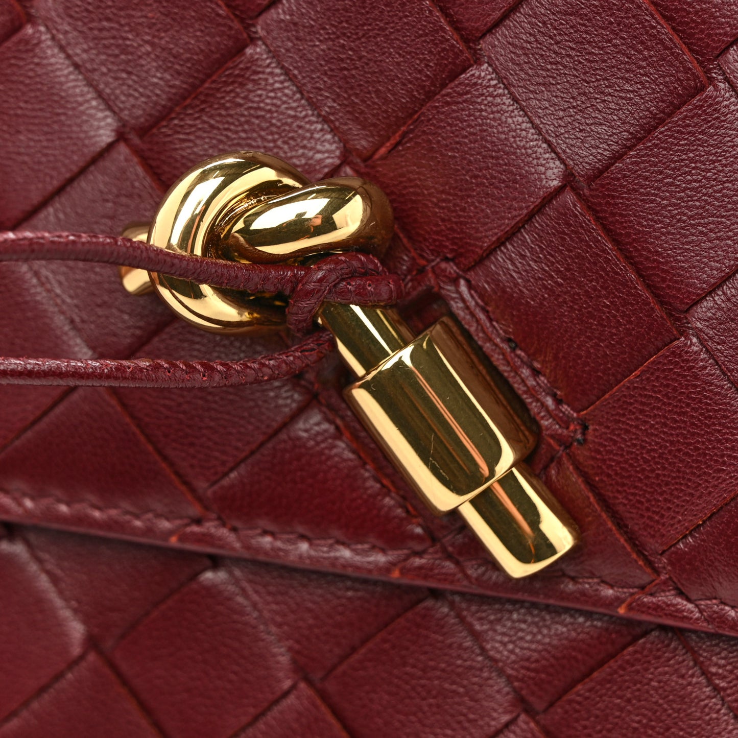Nappa Intrecciato Long Andiamo Top Handle Clutch Barolo Barolo
