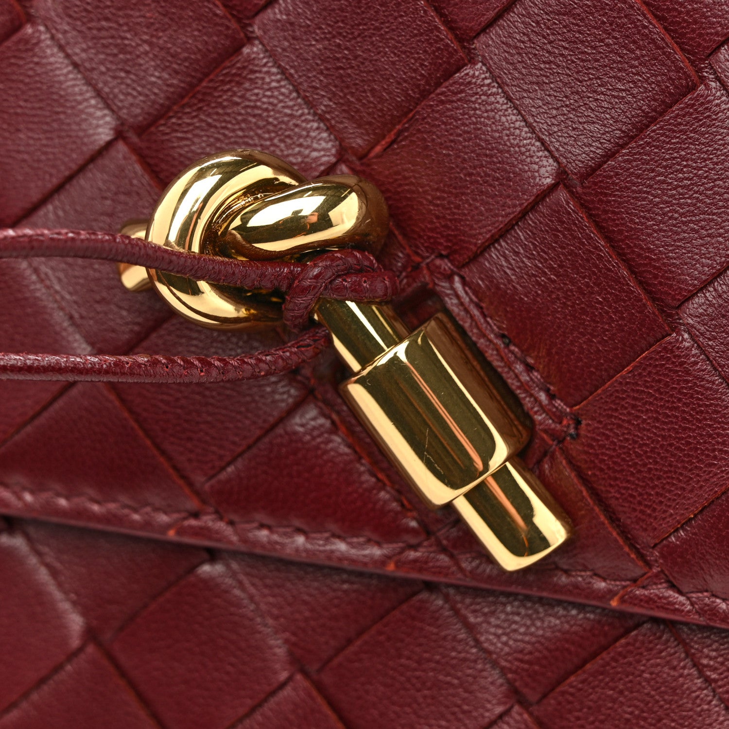 Bottega Veneta Nappa Intrecciato Long Andiamo Top Handle Clutch Barolo Barolo 12 of 12