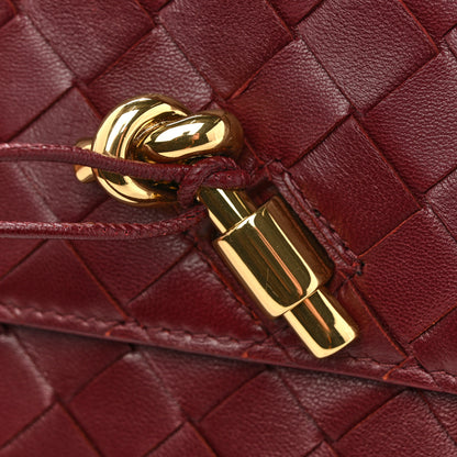 Bottega Veneta Nappa Intrecciato Long Andiamo Top Handle Clutch Barolo Barolo 12 of 12