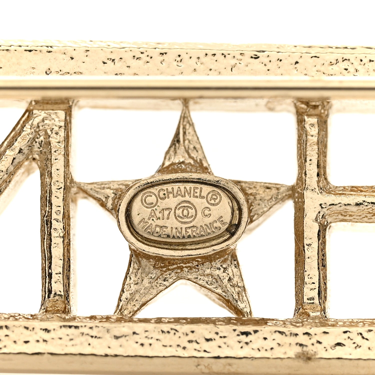 Chanel Star Logo Brooch Gold 4 of 5