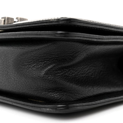 Chanel Goatskin Quilted Patent Small Duo Boy Flap Black 10 of 16