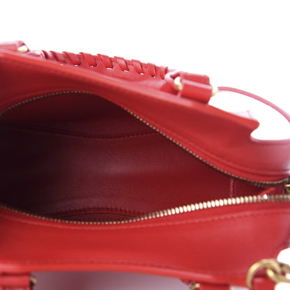 Balenciaga Smooth Calfskin Neo Classic Brass Hardware Mini City Red 5 of 9