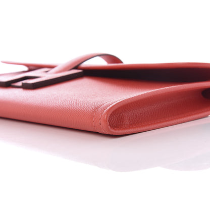 Hermes Epsom Jige Elan 29 Clutch Rose Jaipur 7 of 9