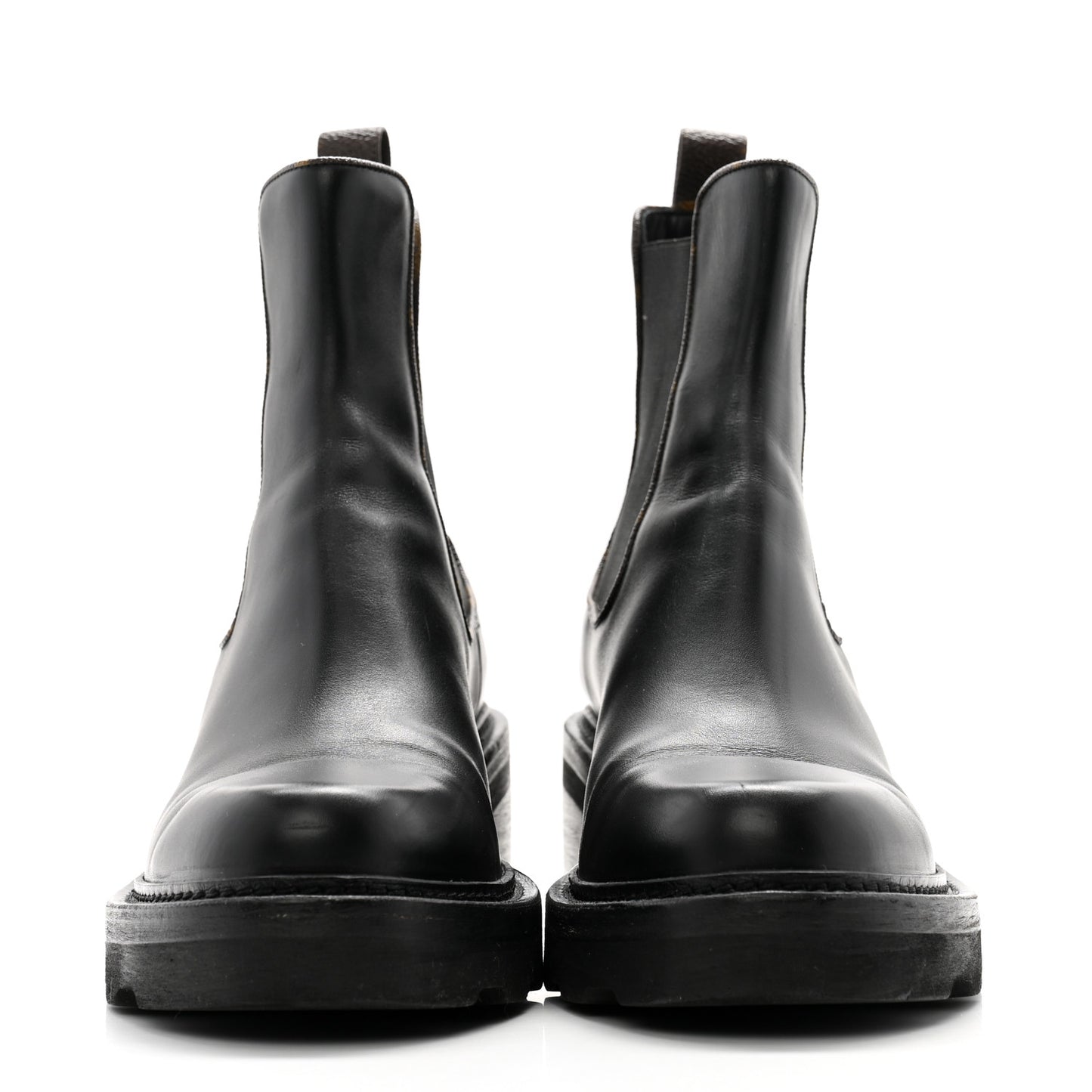 Calfskin Monogram Beaubourg Ankle Boots 40.5 Black