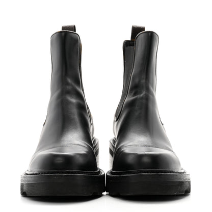 Louis Vuitton Calfskin Monogram Beaubourg Ankle Boots 40.5 Black 2 of 11