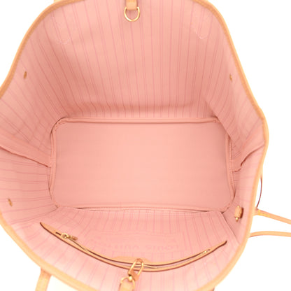 Louis Vuitton Damier Azur Neo Neverfull MM Rose Ballerine 6 of 10