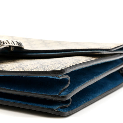 Gucci GG Supreme Monogram Medium Dionysus Shoulder Bag Blue 11 of 19