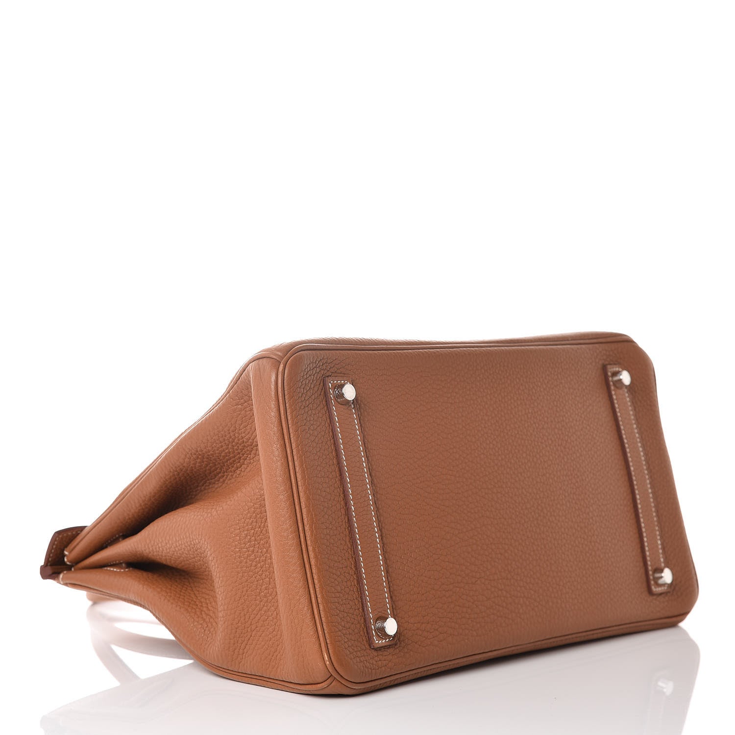Hermes Taurillon Clemence Birkin 35 Gold 4 of 12
